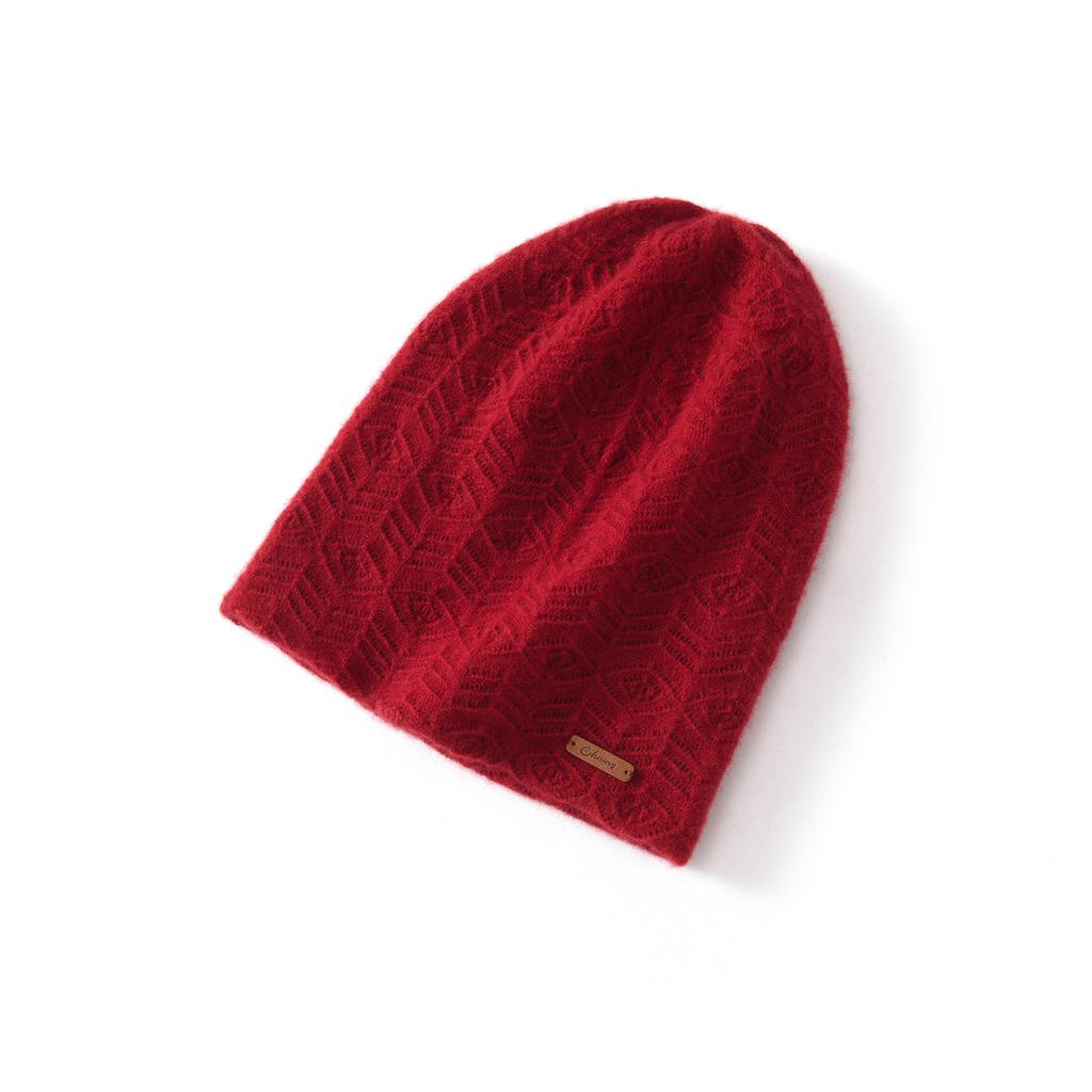 Pure Cashmere Hat Autumn and Winter New Men's and Women's Fashionable Versatile Soft Knitted Wool Corn Hat