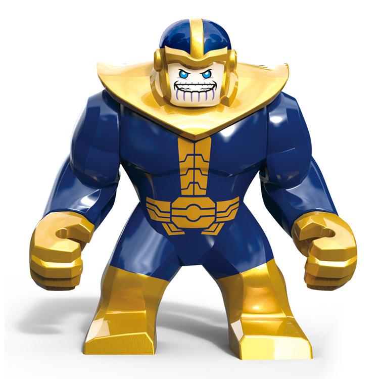 Marvel Mini Building Block Set Superhero Animal Figure Thanos Hulk Stone Man Assembles Building Block Set Toy Children's Birthday Gift Present