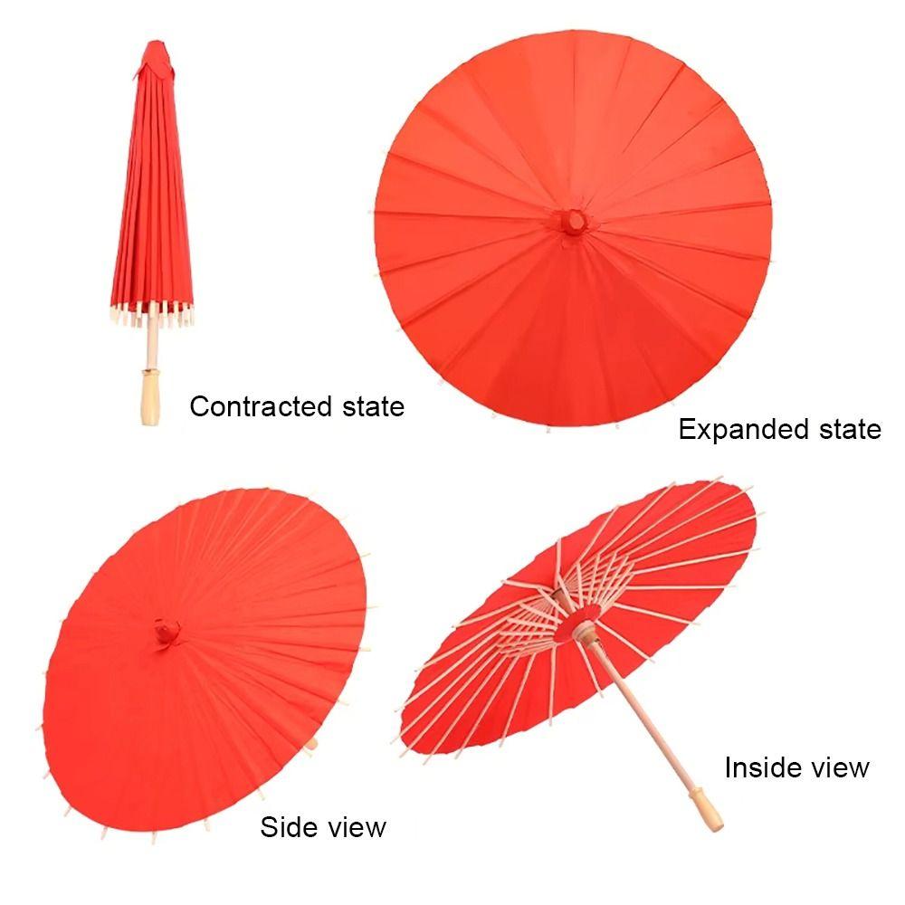1Pcs Colored Paper Umbrella Photography Prop  for Baby Shower Anniversary Wedding Birthday