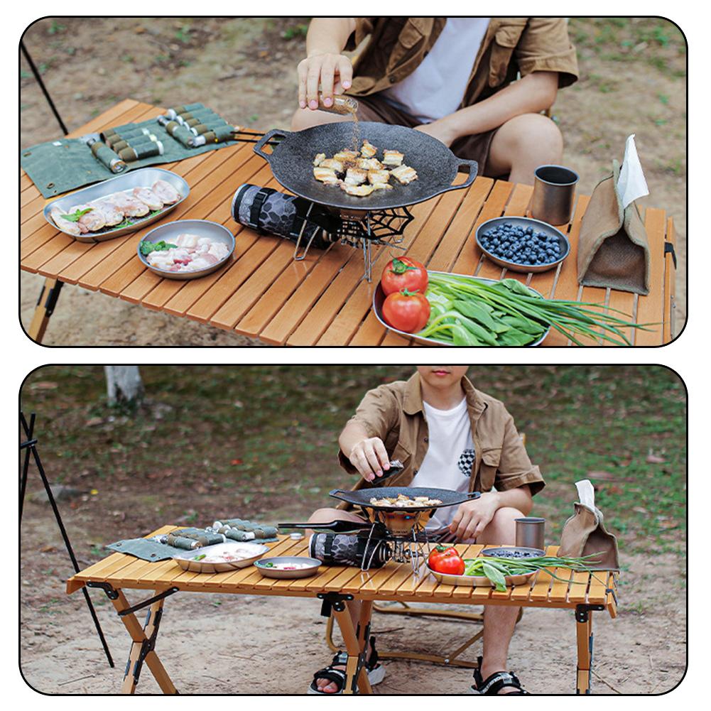 12pcs Waxed Canvass Seasoning Bottle Bag Set Portable Foldable Spice Container For Hiking