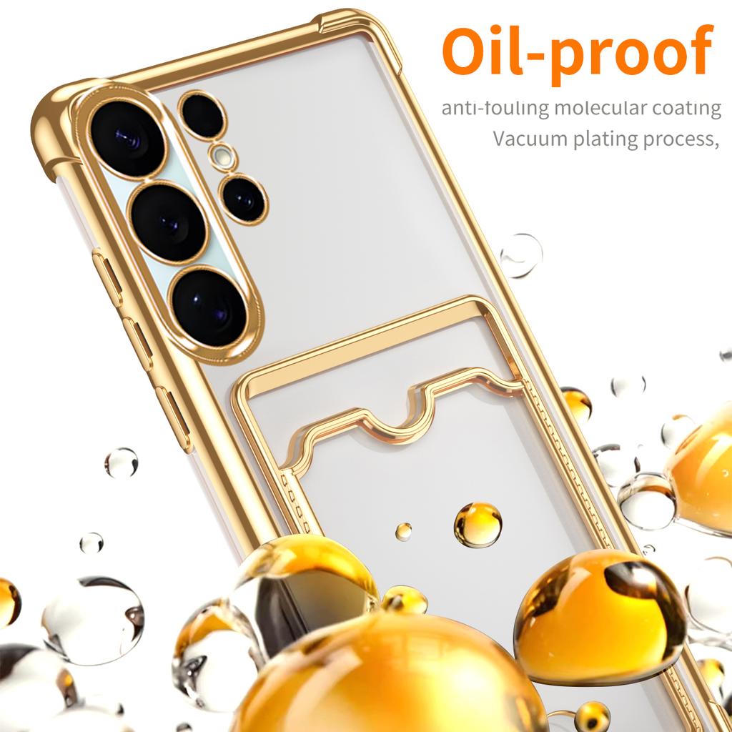 Etui ochronne z poduszkami powietrznymi na wypadek upadku do Samsung Galaxy S26 Ultra S25 FE S26 Plus S23 S22 S24 Przezroczyste Platerowane Funda Coque