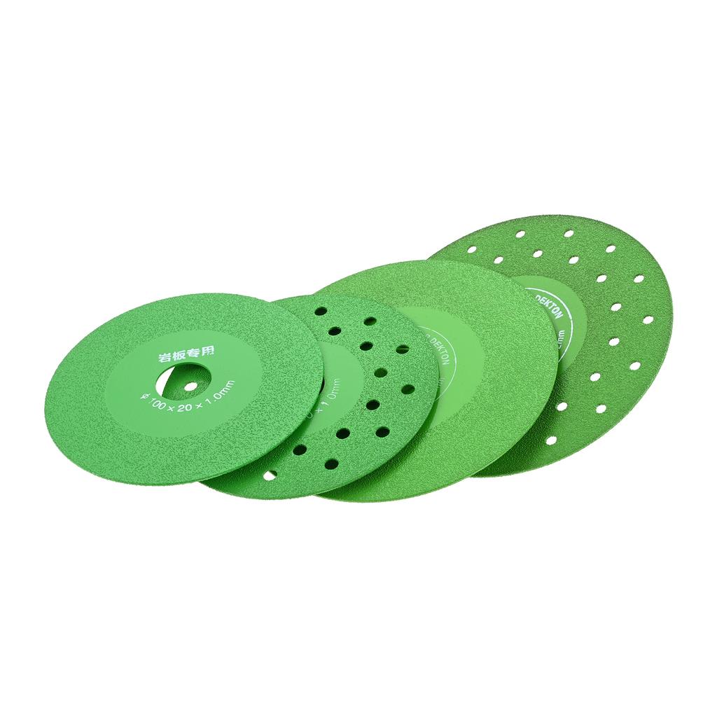 3pcs Rock Plate Special Cutting Pieces 110mm Diamond Grinding Discs for 4Inch Angle Grinders Cutting Rock Slabs Glass Tiles