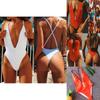 Premium Women One Piece Swimsuit Bikini Set Featuring Push-up Monokini And Zipper Design