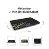 Melamine Rectangular Plate Japanese Tableware Plate Front Grilled Sushi Dish Sashimi Display Yakitori Dish Commercial BBQ Plates