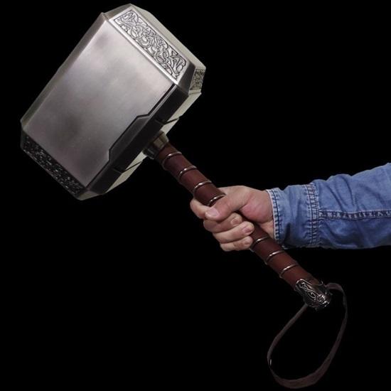 Hammer Mjolnir Scale Movie Prop Replica, Hammer Stormbreaker Cosplay Mjolnir Hammer Gifts