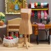 DIY Miniature Wooden Mannequin Sewing Studio Craft For Dollhouses Enthusiasts And Model Builders