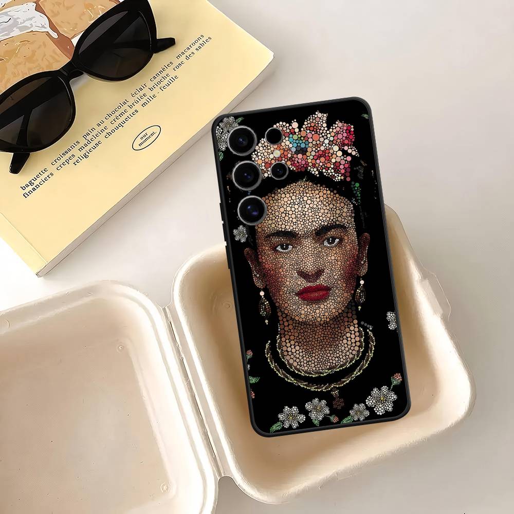 Fashion F-Frida K-KahlosS Case For Samsung Galaxy Case S25 S23 S22 S21 S30 S20 S10 Ultra Plus FE TPU Soft Cover