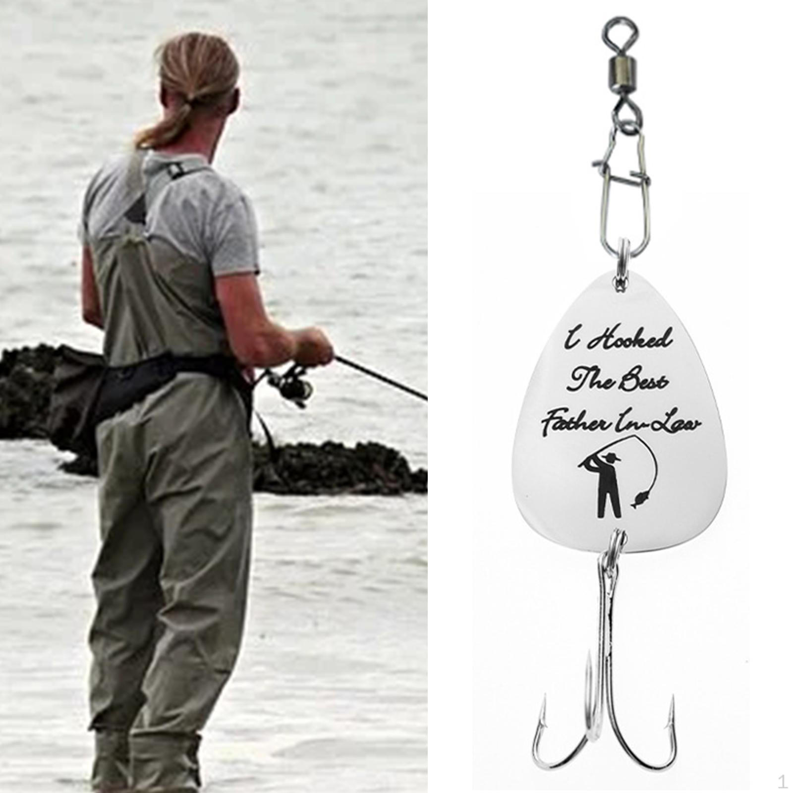 

Брелок для рыбалки, крючок для приманки, сувенирные крючки на день отца, брелок для ключей для мужчин, папы Style B