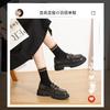 Augustine small leather shoes women's platform spring 2025 new retro college style Korean version Mary Jane loafers