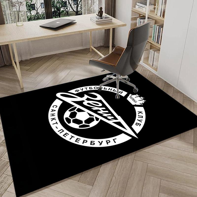 Football Club Emblem Printed Area Rug for Office, Chair Rug, Decorative Carpet Floor Mat, Large Size Fan gifts Christmas gifts