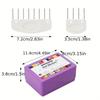 Rust-Proof Knitting Blockers Set Multiple Sizes Durable Blocking Combs Stainless Steel Blocking Mats Crocheting Supplies