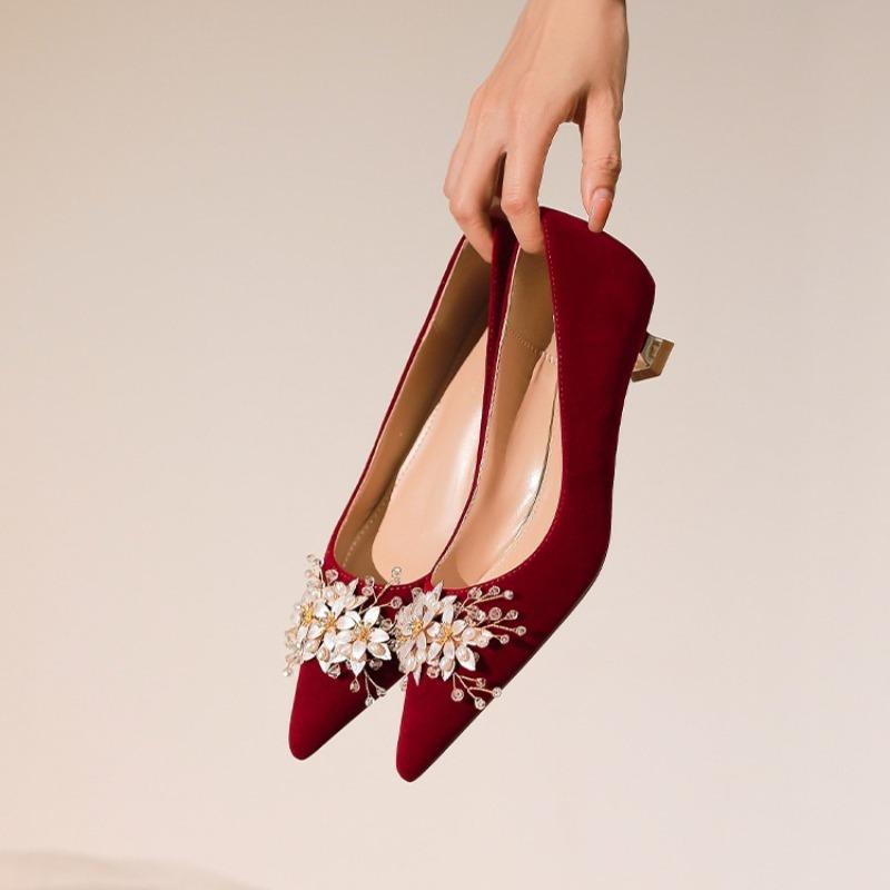 2025 New Women High Heel Shoes Causal Wedding Versatile Comfortable Ladies Dress Pumps Luxury Woman Performance Mary Jane Shoes