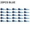 Quick Splice Wire Connector Terminals 25PCS Pack Easy and Safe Wire Splicing Suitable for Flexible Lines Red+Blue Color