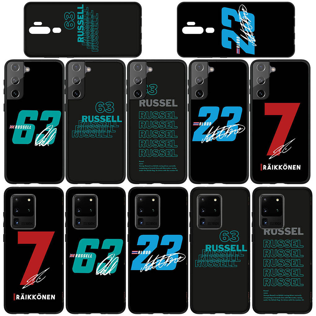 Phone Case for Samsung Galaxy S25 S23 S22 S24 Ultra FE A05 A06 A15 A16 A36 A37 A35 A54 A55 A56 A57 A25 A26 A53 A17 No63 F1 Number Funda No 63 23 Cover
