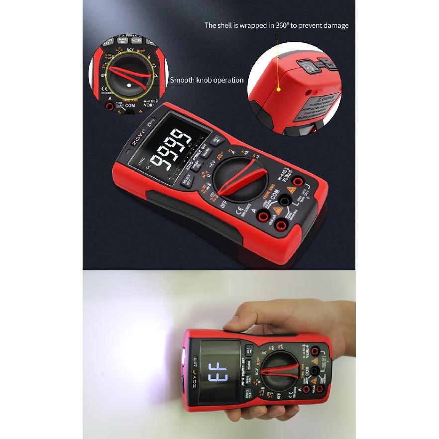 ZOYI high-precision ZT-Y automatic range multifunctional digital multimeter Intelligent anti-burn electrician maintenance