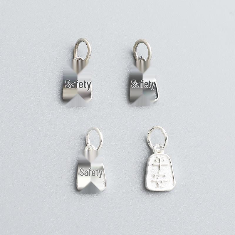 S925 Sterling Silver Safe Charm Pendant Necklace Bracelet Ornaments - Pure Silver Decorative Jewelry