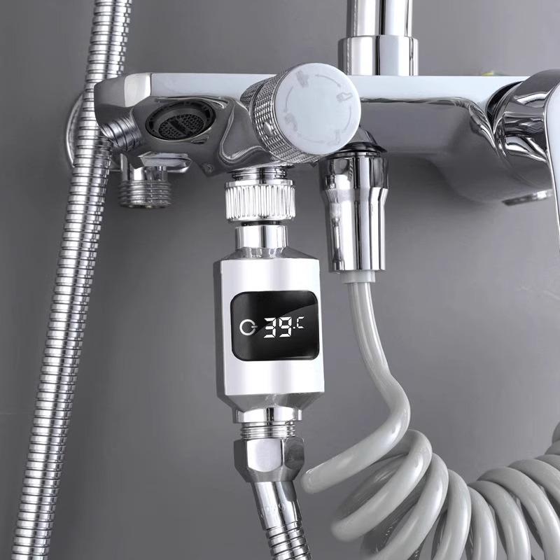 Shower Thermometer Faucet with Temperature Display for Infants, Children, Elderly, and Pregnant Women