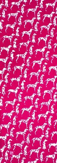 

Dyeing Anbo Tenugui Authentic Dyed Cotton Tokuoka Made in Japan 35cm x 100cm Dalmatian Pink 100% рожевий