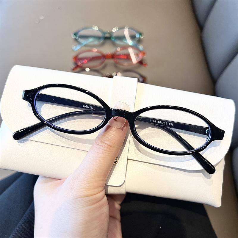 

Женские очки Y2K Retro Oval в маленькой оправе, блокирующие синий свет, женские оптические очки для чтения и работы за компьютером