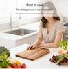 Large Thick Acacia Wood Cutting Board for Slicing Steak