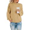 Women's Casual Long Sleeve Chunky Turtleneck Knit Sweater Winter  Long Sleeve Sweater Sweater Sweater