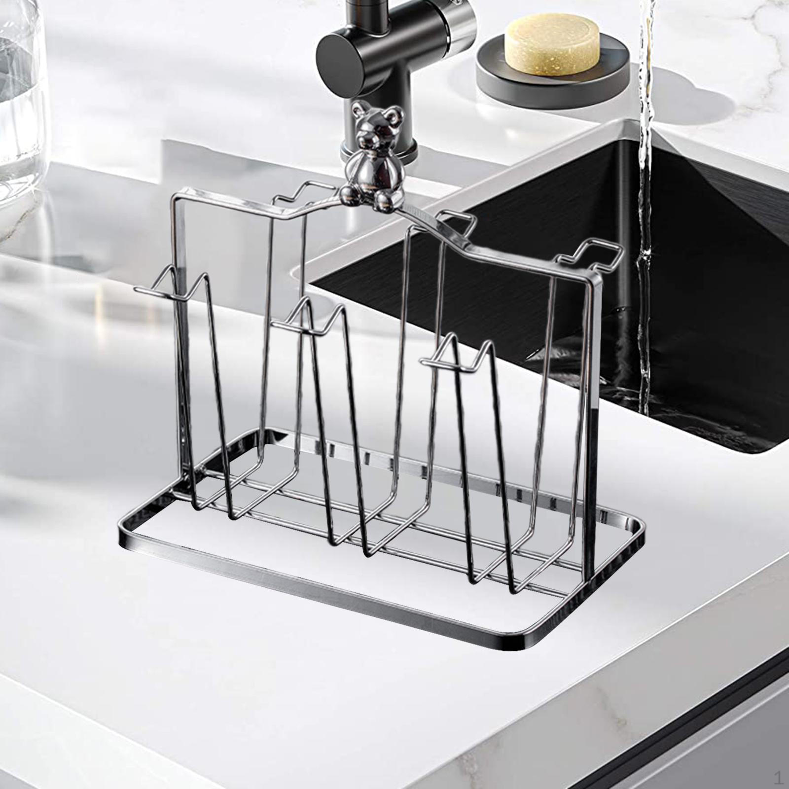 

Подставка для сушки чашек, стойка для хранения принадлежностей для вечеринок, железная бутылка, кружка для полоскания рта argent