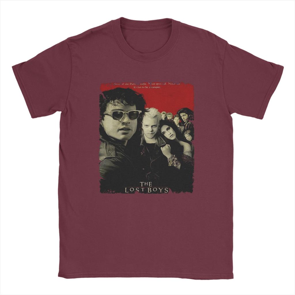 Harajuku T Shirt Summer The Lost Boys Hip Hop T-Shirts 100 Cotton Tee Shirt for Men Y2K Funny Design Short Sleeve Tops