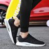 Summer Men's Shoe White Mesh Breathable Lightweight Hiking Comfortable Black Laceless Driving Casual Shoes