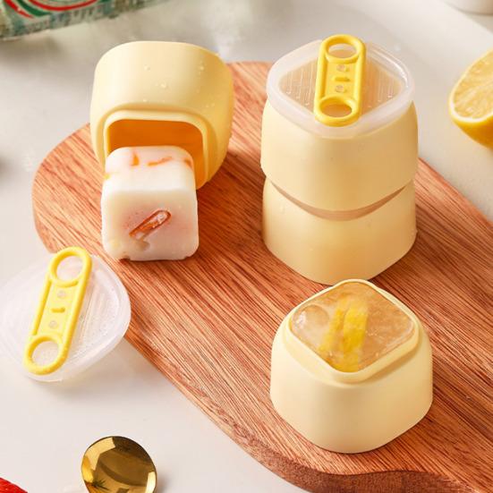 3Pcs Ice Cube Mold Food Grade BPA-Free Heat Cold Resistant Ice Cube Tray