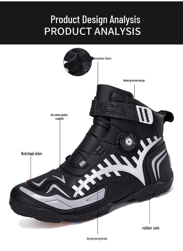 All-Season Breathable Non-Slip Wear-Resistant Men's & Women's Motorcycle Riding Boots