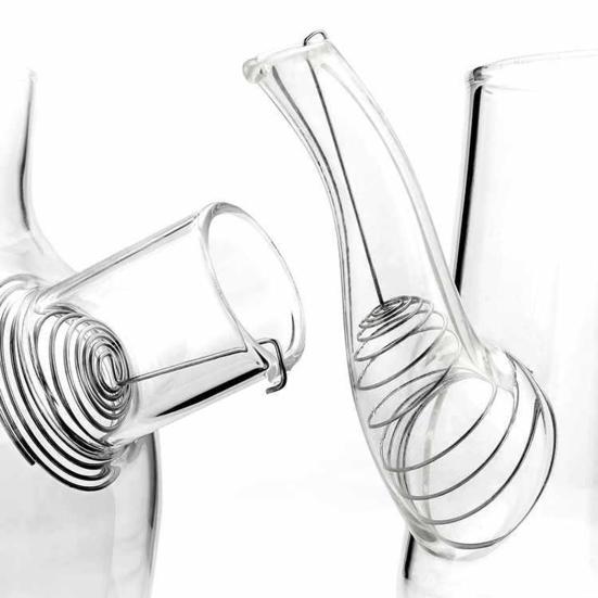 2/4Pcs Teapot Spout Strainer Portable Spiral Coffee Filter Tea Strainer Stainless Steel