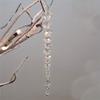 Xmas Tree Shape Crystal Beads Pendant Transparent Christmas Tree Pendant  Party Decoration