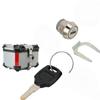 1 Set Complete Cylinder And Keys Universal Zinc Alloy Top Case Lock Kit Fits For Most 25-100 Liter Motorcycle Boxes