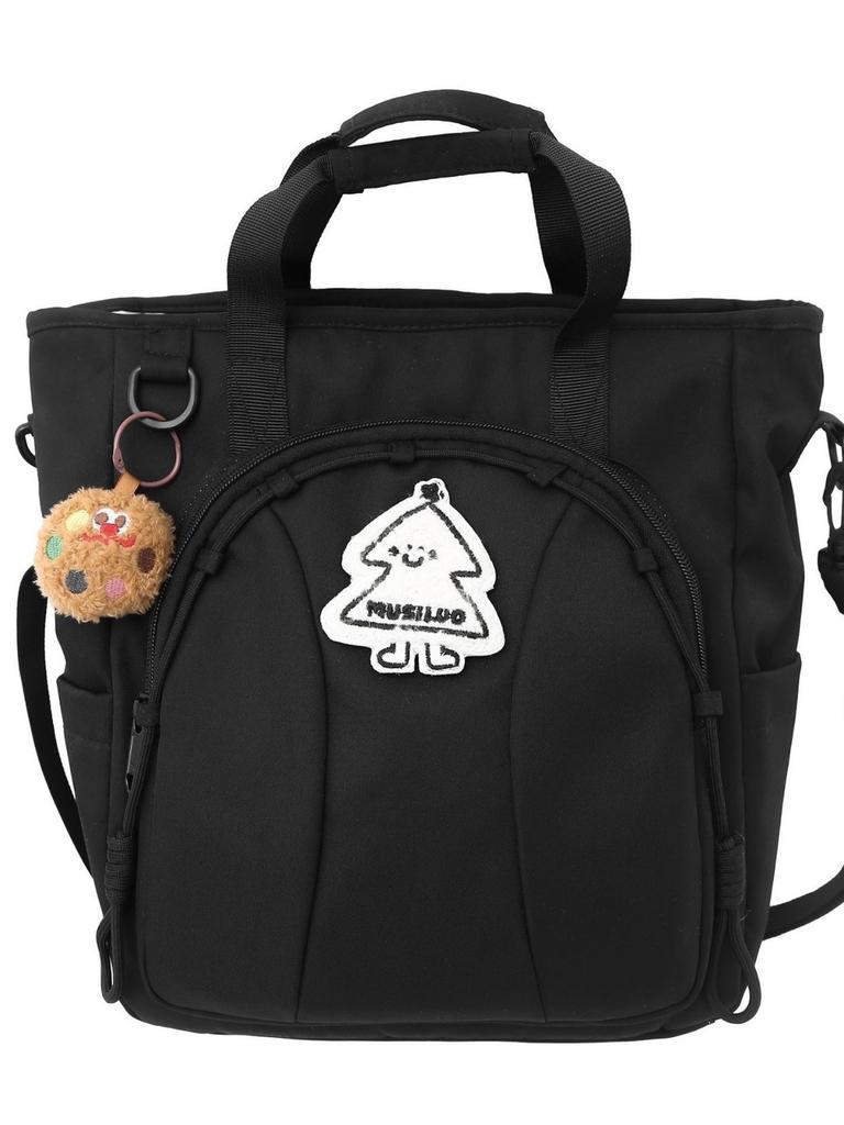 Nylon College Style Girl Backpack With Embroidery And Splicing For School Use