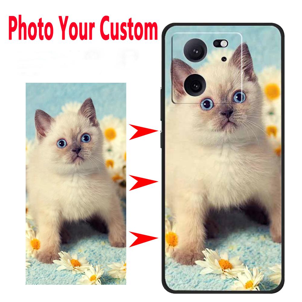 DIY Customized Soft Silicone Phone Cases For Xiaomi 13T Pro Back Covers Funda Personalized Coque For Xiaomi 12T Pro 13 Pro 12Pro