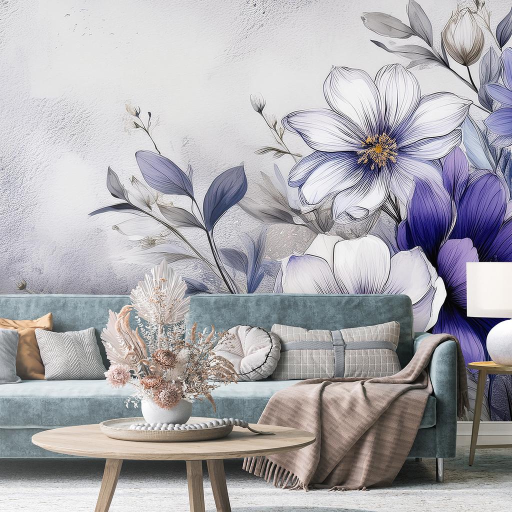 Wallpaper Flowers Nature Purple