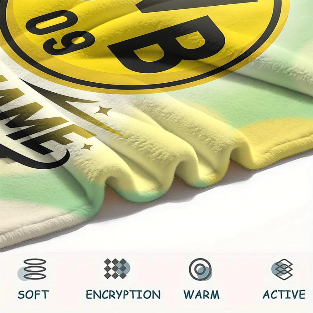 Custom Name BVB 09 Flannel Blanket, High Quality Comfortable for All Seasons, Home Decor, Warmth and Comfort