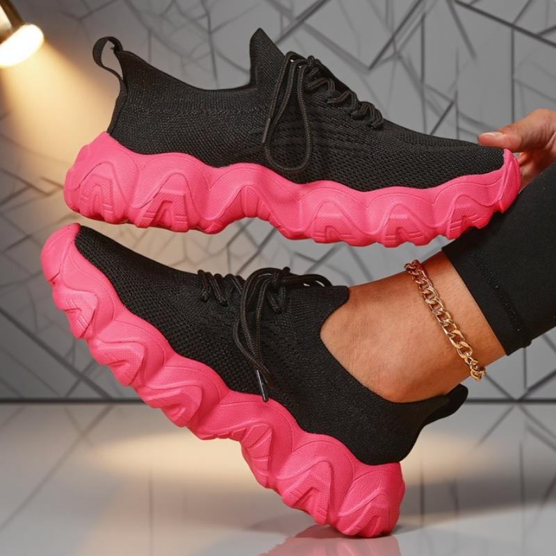 Women'S Sneakers Breathable Trendy Road Running Shoes Anti Slip Fashionable Versatile Tenis Feminino De Mujer Baskets