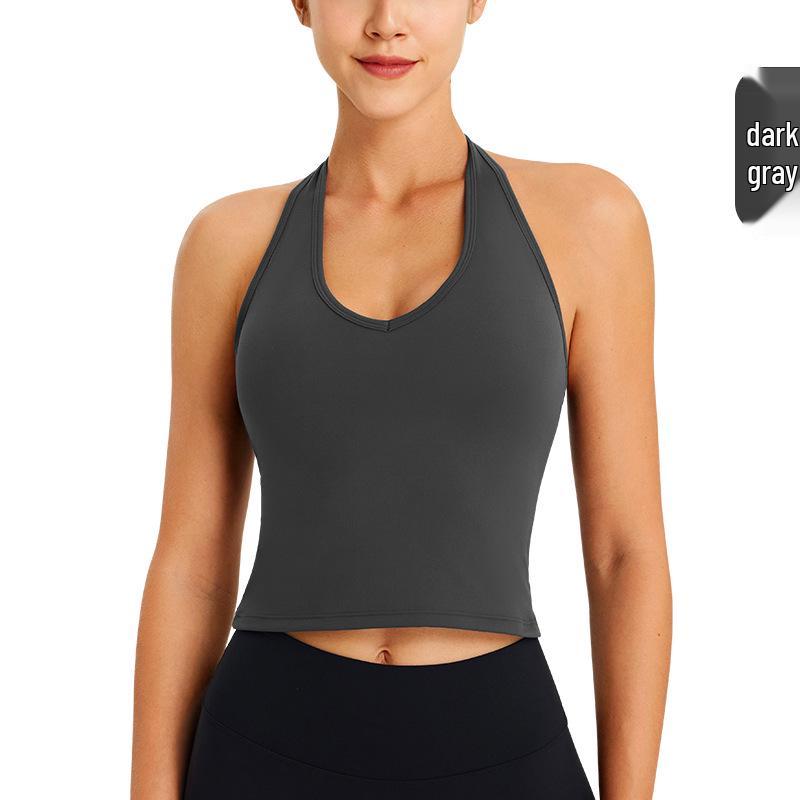 

Бюстгальтер для йоги: Красивый спортивный топ-боди с подкладками на груди Small