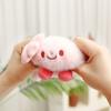 Spring Cherry Blossom Series Girls Decompression Dumpling Pendant Plush Toy Keychain for Girlfriends Practical Doll Gift