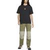 Nike T Shirts Men's Black Crew Neck Moderate Straight Fit (Unisex) T-Shirts DQ1816 010