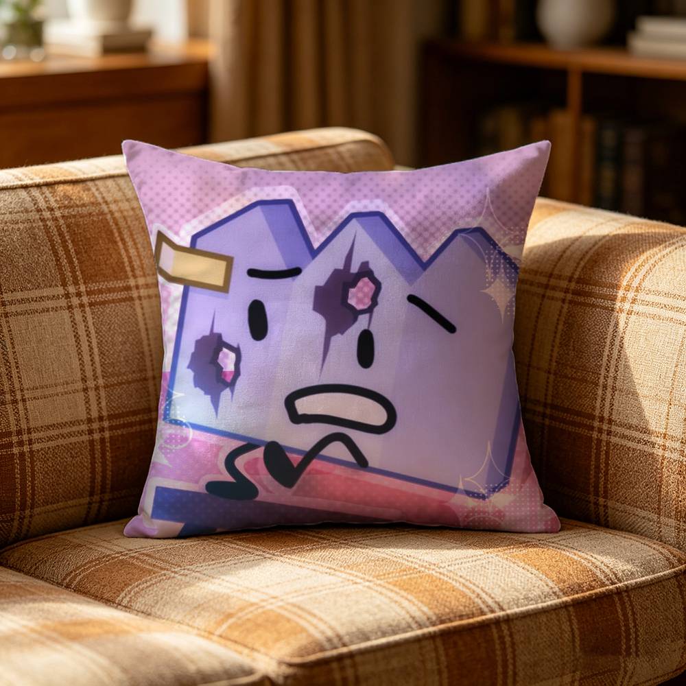 BBattle for Dream IIsland BFDI Pillow Case Cushion Cover Throw Pillow Case For Car Sofa