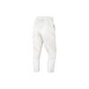 adidas Solid Color Logo Breathable Nine-Point Running Sports Pants Women Pants White HE9957