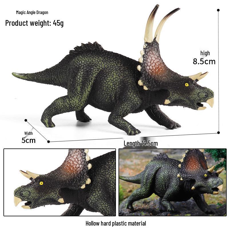 Cretaceous Ligabueino Dinosaur Model Toy - Hard Plastic Animal Figure for Kids