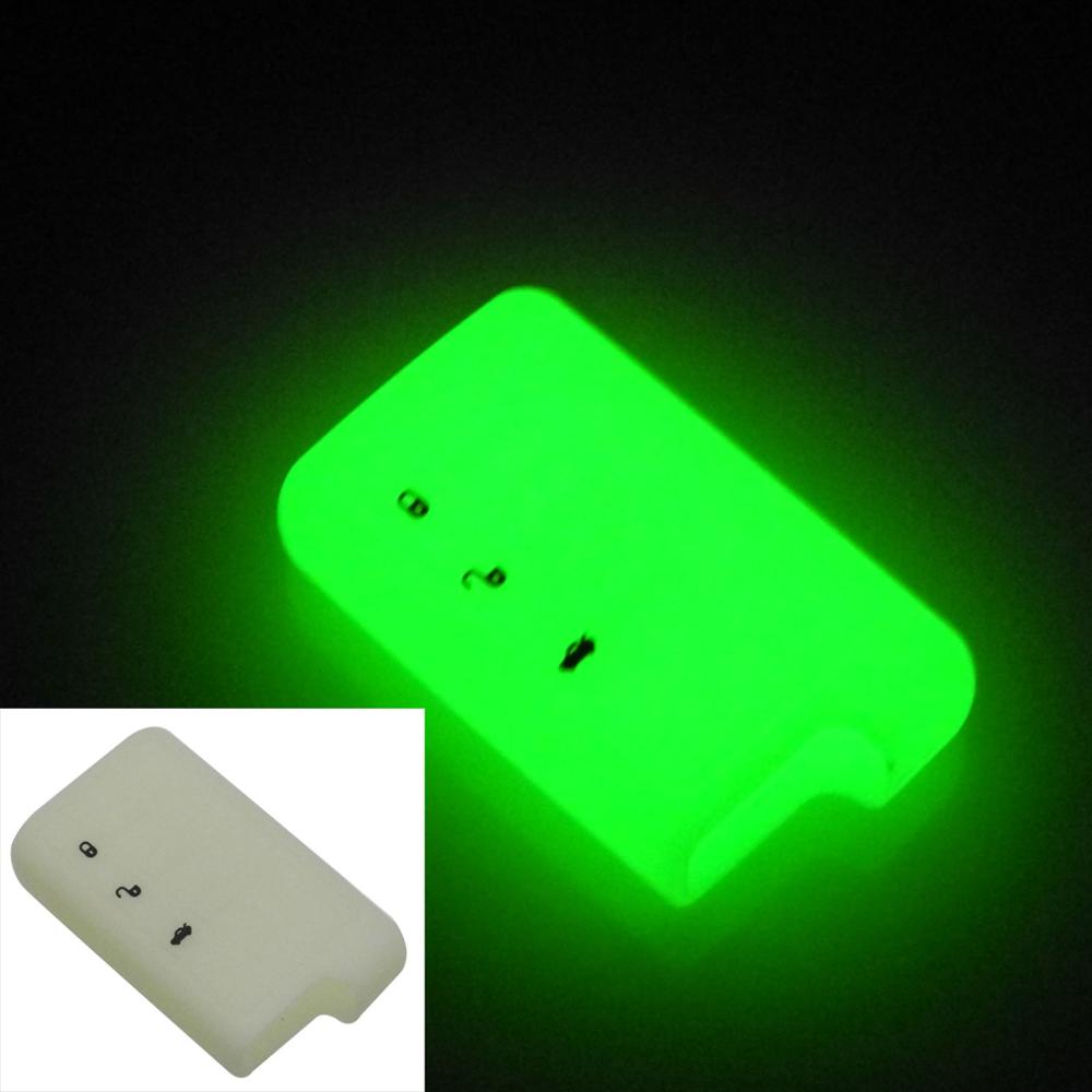 Jingyuqin Silicone Remote Smart Car Key Case Cover For Subaru XV Forester Outback Legacy 3 Buttons