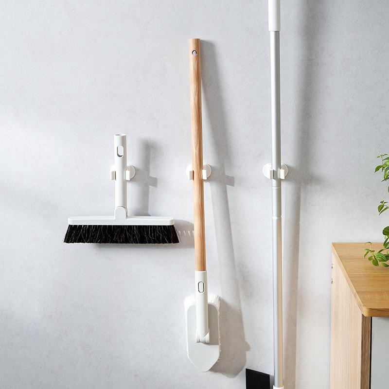 Holder Wall Broom Mount Adhesive Hooks For Home Bathroom Tools Organization