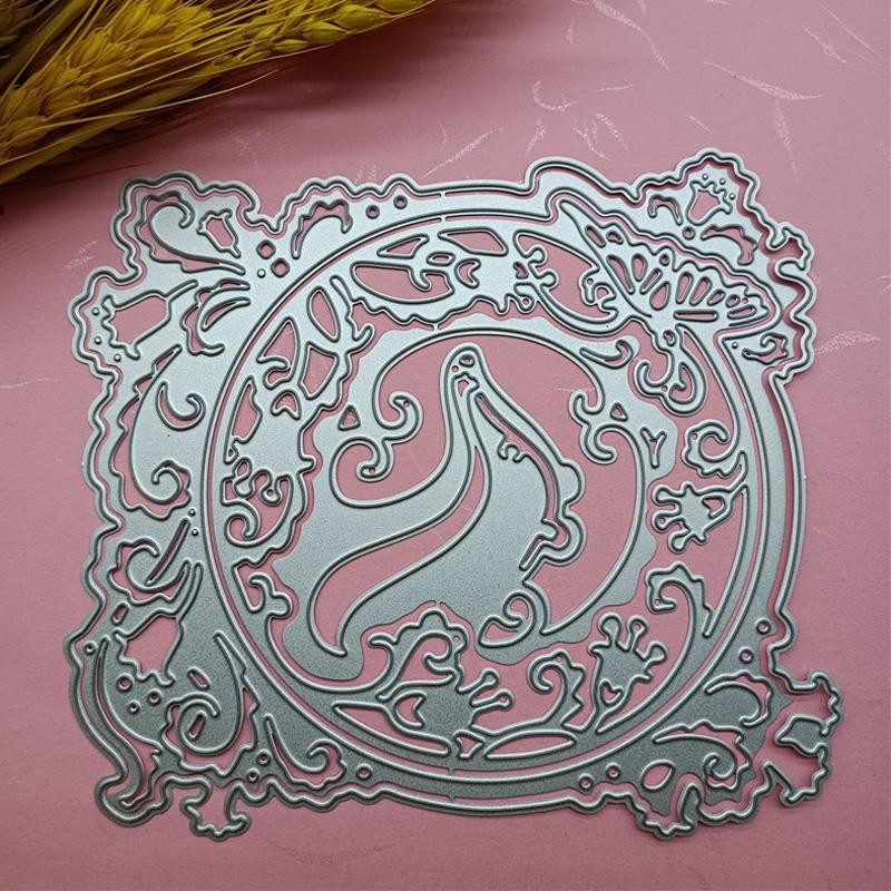 Stanzschablone Blumen-Spitzenkante Aus Metall – Für Karten, Scrapbooking Und Bastelprojekte, Kompatibel Mit Sizzix Und Cricut