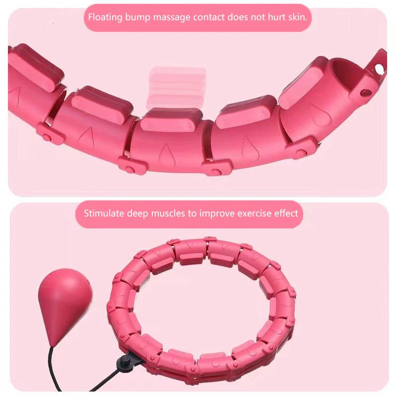 Weighted Fit Exercise Circle Infinity Fitness Hoop With Detachable Knots For Adults Children Weight Loss And Exercise