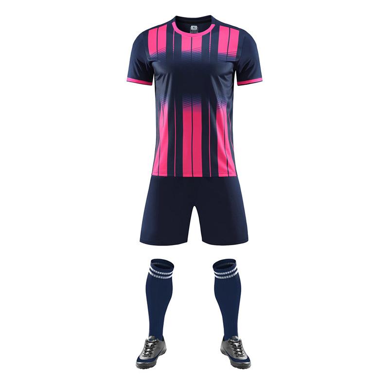 a football jersey set, adult children s football training jersey, and student competition jersey outdoor running jersey. XS