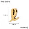 CARLIDANA Stainless Steel Gold PVD Plated DIY Lower Case 7mm Letter Alphabet Initial Charm Pendant Accessories Jewelry Fitting